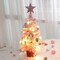 2 ft. Tiny Christmas Tree with Base and Light Decorations